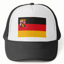 Rheinland Pfalz Flag Hat by FlagTshirts Rheinland Pfalz Flag Hat