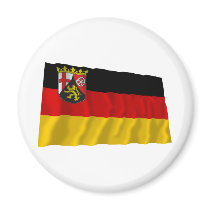 Rheinland-Pfalz Flag magnets by Vexillophile Rheinland-Pfalz Flag magnets