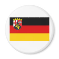 Rheinland-Pfalz Flag magnets by Vexillophile Rheinland-Pfalz Flag magnets