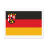 Rheinland Pfalz Flag Postcard