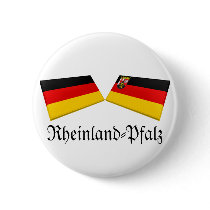 Rheinland-Pfalz, Germany Flag Tiles buttons