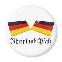 Rheinland-Pfalz, Germany Flag Tiles magnets by Vexillophile Rheinland-Pfalz, Germany Flag Tiles magnets