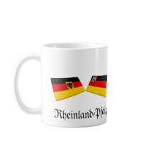 Rheinland-Pfalz, Germany Flag Tiles mugs by Vexillophile Rheinland-Pfalz, Germany Flag Tiles mugs