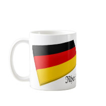 Rheinland-Pfalz, Germany Flag Tiles mugs by Vexillophile Rheinland-Pfalz, Germany Flag Tiles mugs