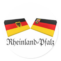 Rheinland-Pfalz, Germany Flag Tiles stickers by Vexillophile Rheinland-Pfalz, Germany Flag Tiles stickers