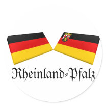 Rheinland-Pfalz, Germany Flag Tiles stickers by Vexillophile Rheinland-Pfalz, Germany Flag Tiles stickers