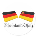 Rheinland-Pfalz, Germany Flag Tiles Stickers
