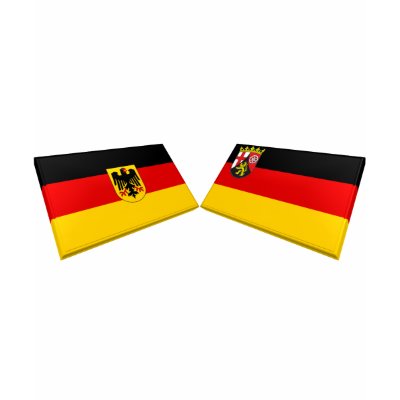Rheinland-Pfalz, Germany Flag Tiles Shirts by Vexillophile