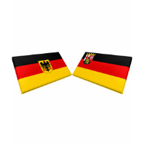 Rheinland-Pfalz, Germany Flag Tiles t-shirts by Vexillophile Rheinland-Pfalz, Germany Flag Tiles t-shirts