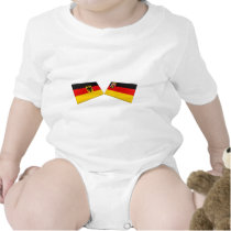 Rheinland-Pfalz, Germany Flag Tiles t-shirts by Vexillophile Rheinland-Pfalz, Germany Flag Tiles t-shirts