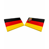 Rheinland-Pfalz, Germany Flag Tiles t-shirts by Vexillophile Rheinland-Pfalz, Germany Flag Tiles t-shirts