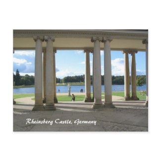 Rheinsberg Castle, Germany postcard