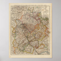 Rhenish Prussia, Westphalia, HesseNassau Print