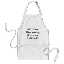 Rhetorical Questions Apron