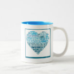 Rheumatoid Arthritis Awareness Collage Mug Heart mugs