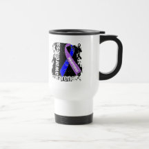 Rheumatoid Arthritis Awareness Grunge Ribbon Coffee Mug
