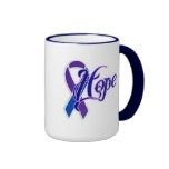 Rheumatoid Arthritis Awareness Ribbon Hope Mug mugs