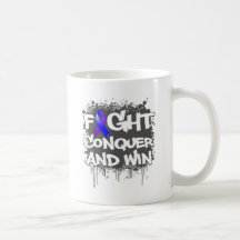 Rheumatoid Arthritis Fight Conquer and Win Mugs