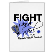 Rheumatoid Arthritis Fight Like A Girl 11.3 Cards