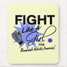 Rheumatoid Arthritis Fight Like A Girl 11.3 Mouse Pads