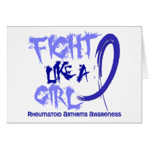Rheumatoid Arthritis Fight Like A Girl 5.3 Card