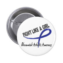 Rheumatoid Arthritis Fight Like A Girl 7.3 Button
