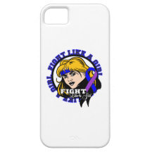 Rheumatoid Arthritis Fight Like A Girl Attitude iPhone 5 Cover