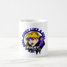 Rheumatoid Arthritis Fight Like A Girl Attitude Coffee Mug