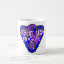 Rheumatoid Arthritis Fight Like A Girl Glove Coffee Mug