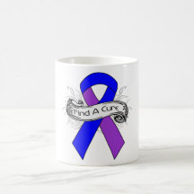 Rheumatoid Arthritis Find A Cure Ribbon Coffee Mugs