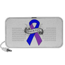 Rheumatoid Arthritis Find A Cure Ribbon iPhone Speaker