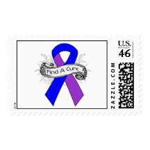 Rheumatoid Arthritis Find A Cure Ribbon Stamps