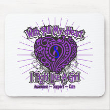 Rheumatoid Arthritis Heart I Fight Like A Girl Mouse Pad