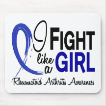 Rheumatoid Arthritis I Fight Like A Girl 10.1 Mouse Pads