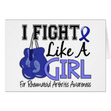 Rheumatoid Arthritis I Fight Like A Girl 15.5 Cards
