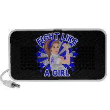 Rheumatoid Arthritis Mod Rosie Fight Like a Girl iPod Speakers