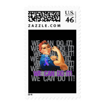 Rheumatoid Arthritis Rosie WE CAN DO IT Postage