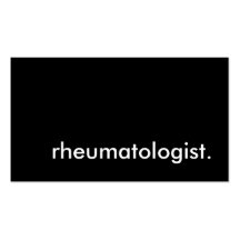 rheumatologist. business cards
