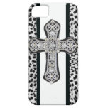 Rhinestone crusted Cross Iphone Case iPhone 5 Covers