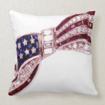 Rhinestone Flag Bow Sofa Bling pillows
