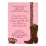 RHINESTONES, FRINGE & PINK COWGIRLS Invitation