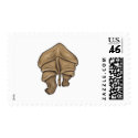 rhino butt postage by doonidesignsanimals rhino butt postage