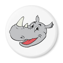 Rhino head magnets