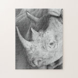 Rhino Jigsaw Puzzle puzzles