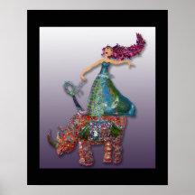 Rhino Lady (without title) Print