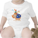 Rhino: my first birthday t-shirts by adellaandmella Rhino: my first birthday t-shirts
