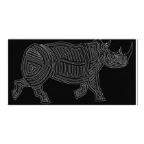 Rhino Photo Card Template
