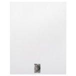 Rhino photograph with "Beauty Sleep" text Letterhead Design