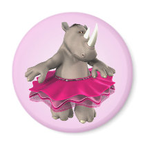 Rhino Pink Magnet
