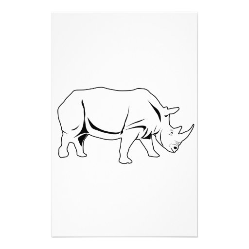 Rhino Stationery, Custom Rhino Stationary